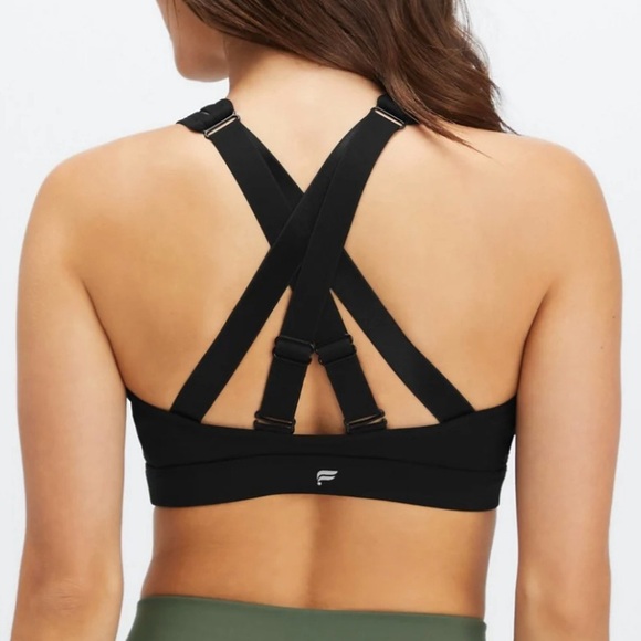 FABLETICS Black Belle High-Impact Sports Bra Active Workout Gym Yoga Size Small - Picture 12 of 13